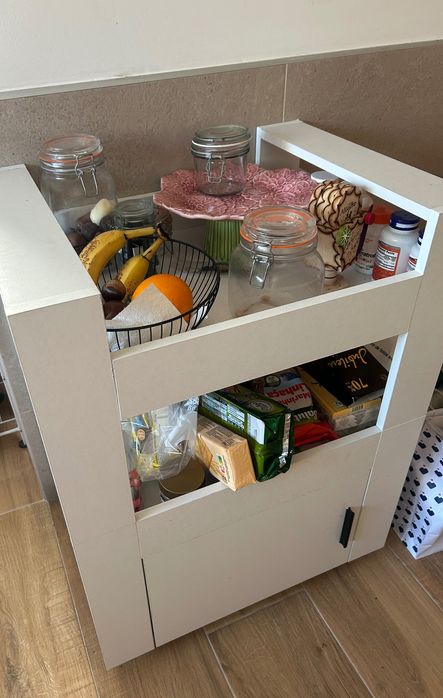 Carro cozinha branco