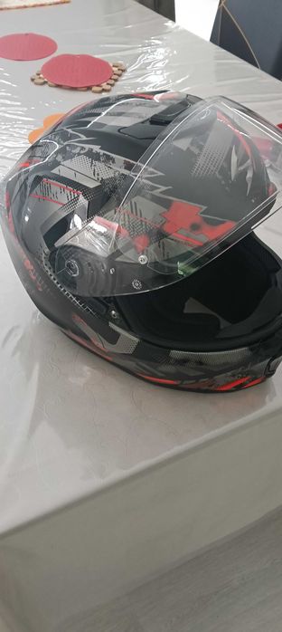 Capacete scorpion exo 391 Cluster Novo em caixa .