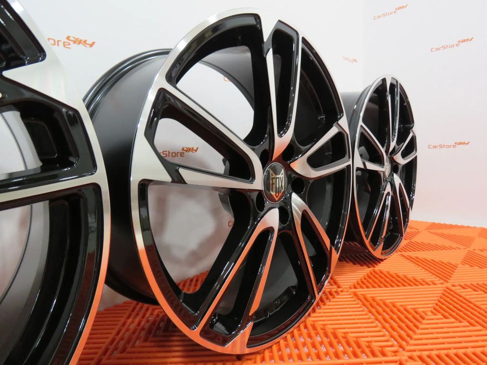 Jantes Fox MBZ 19 x 8 et 33 5x112 Preto + Maquinado
