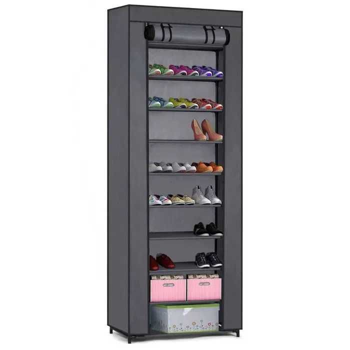 SZAFA TEKSTYLNA XXL Szafka Na Buty Ubrania Organizer PÓŁKI Pokrowiec