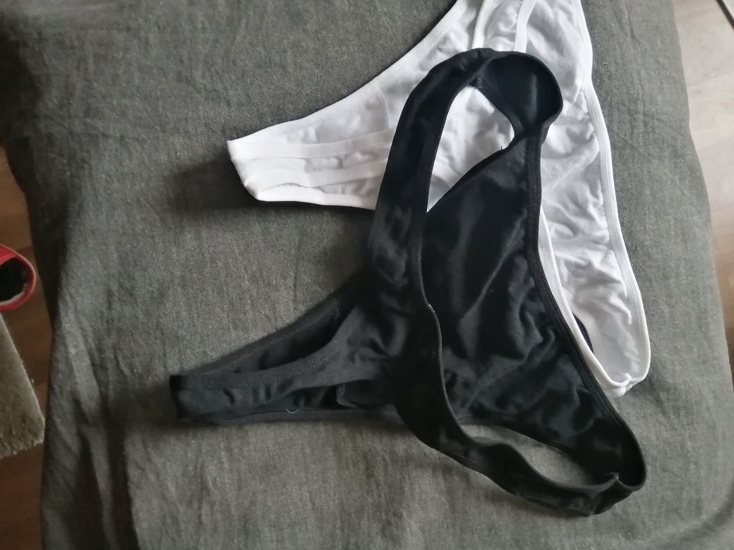 Stringi damskie, 44-46, bonprix, 7 par,pasują na 42-44. Rozmiar zanizo