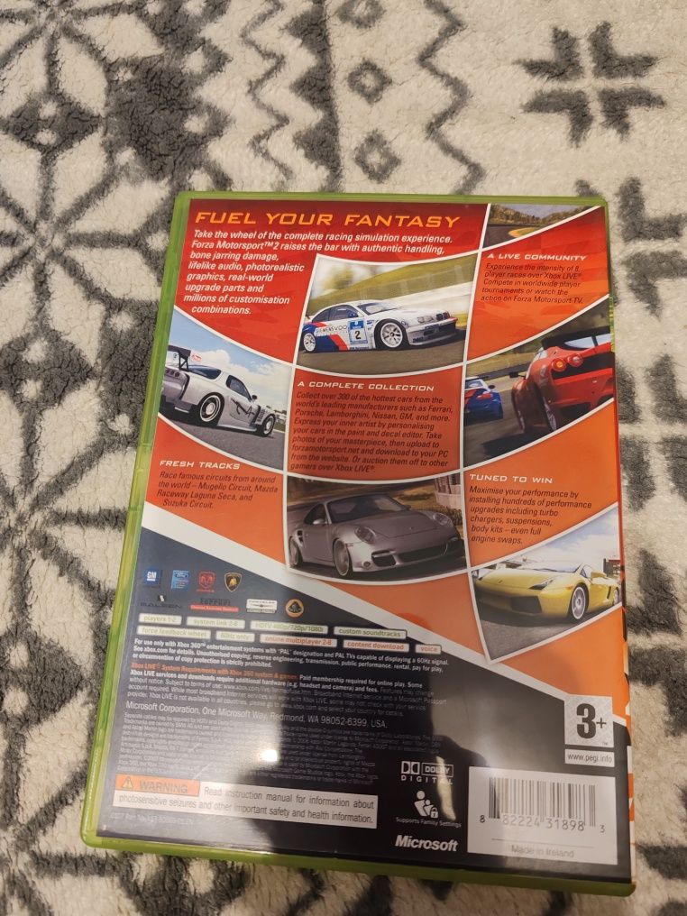 Zestaw 2 gier forza motosport na xbox 360