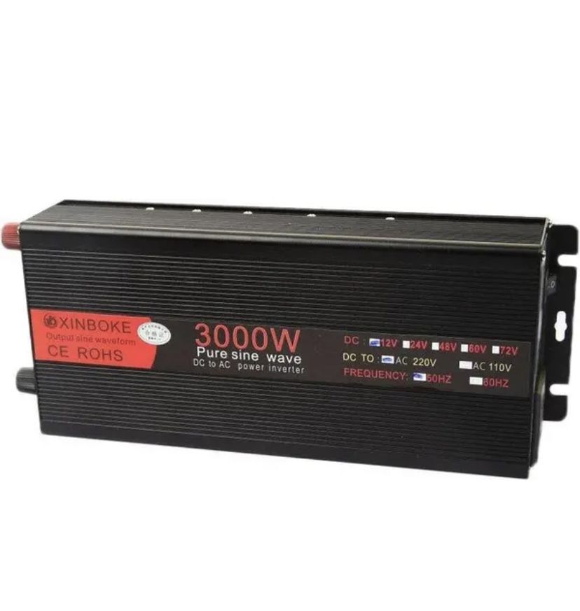 Інвертор із чистою синусоїдою Xinboke 3000W 12-220V