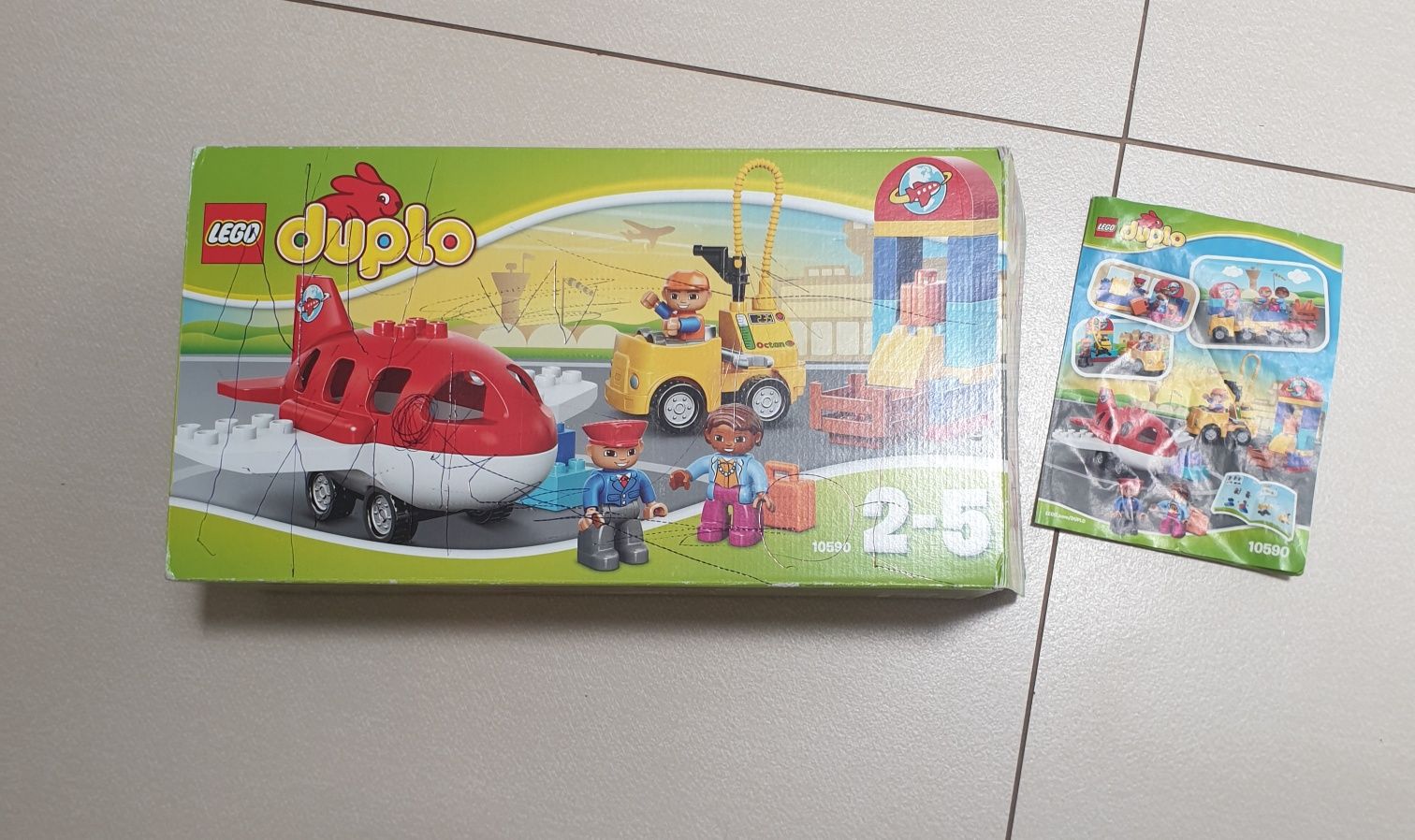 Stacja samolotowa lego duplo