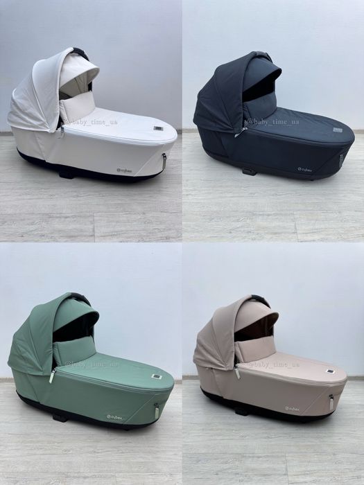 Люлька Cybex Priam 4.0 Cozy Beige, Off White, Sepia Black Сайбекс