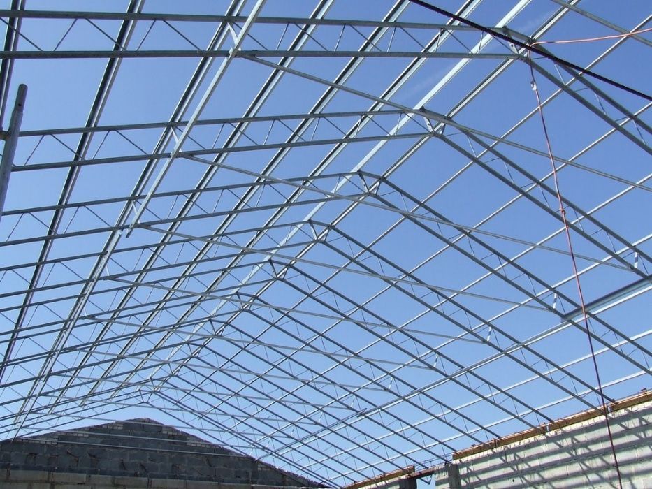 Krokwie kratownice konstrukcja stalowa dach wiata słup pomost podciąg