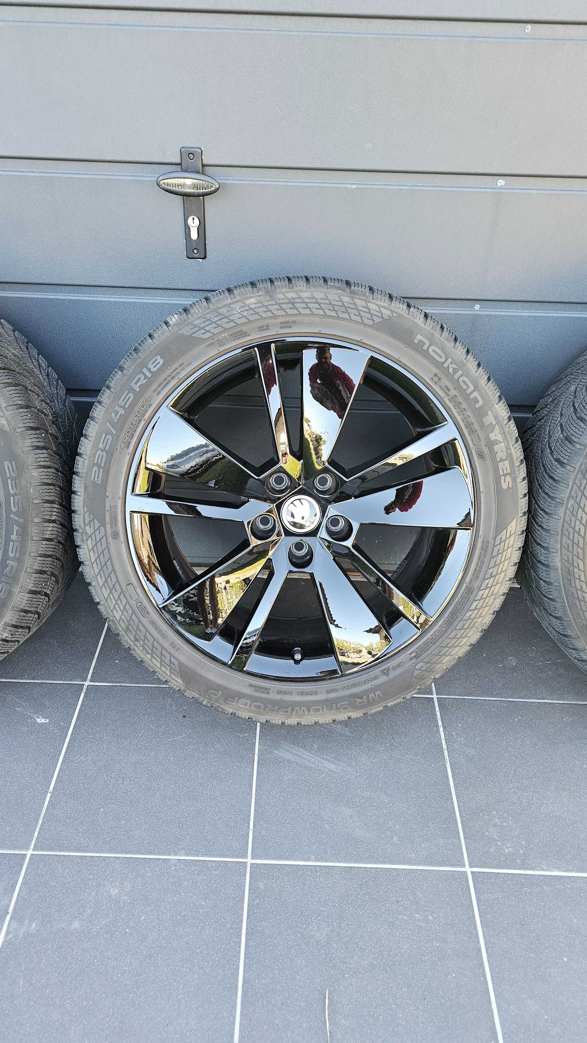 Felgi OE Skoda 5x112 Zenith 18" super stan faktura Superb Octavia