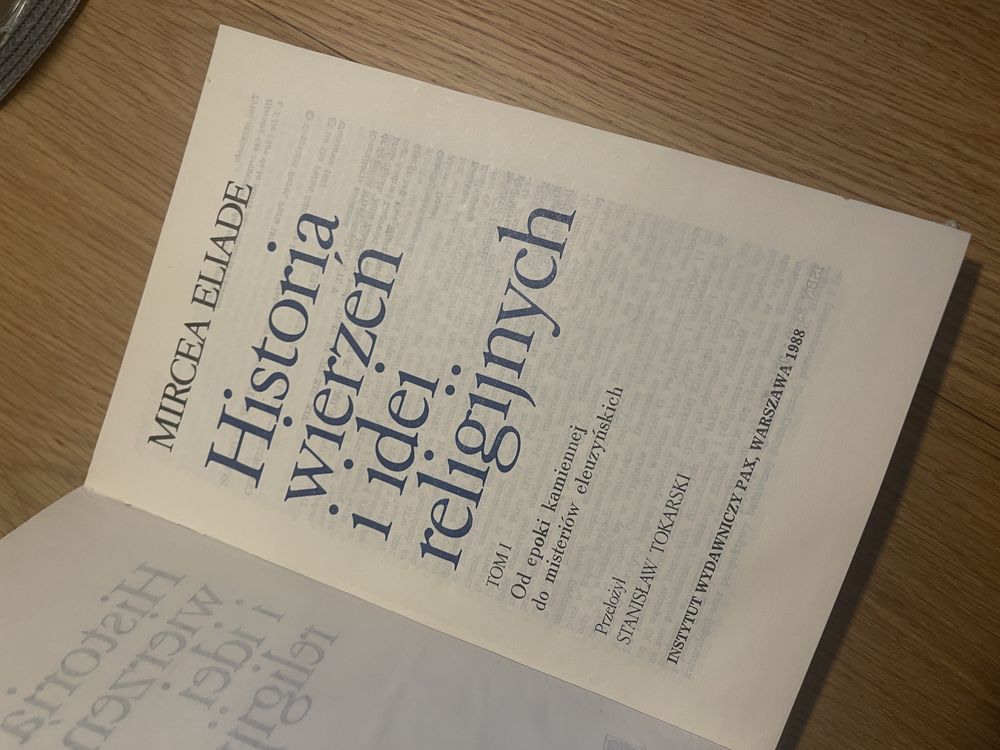 Mircea Eliade Historia wierzeń i idei religijnych