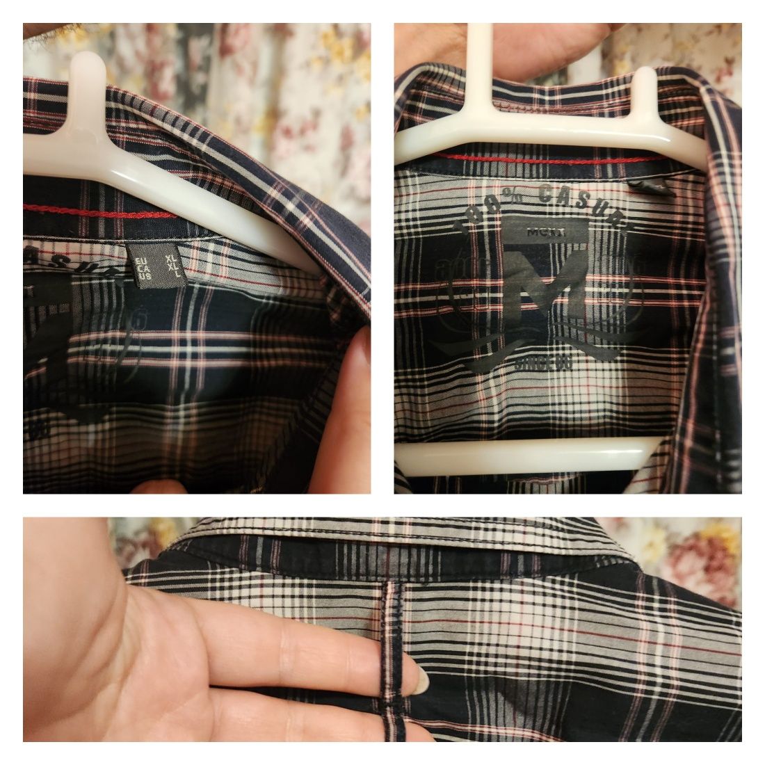 2 футболки, шорты-бермуды и рубашка р. L-XL