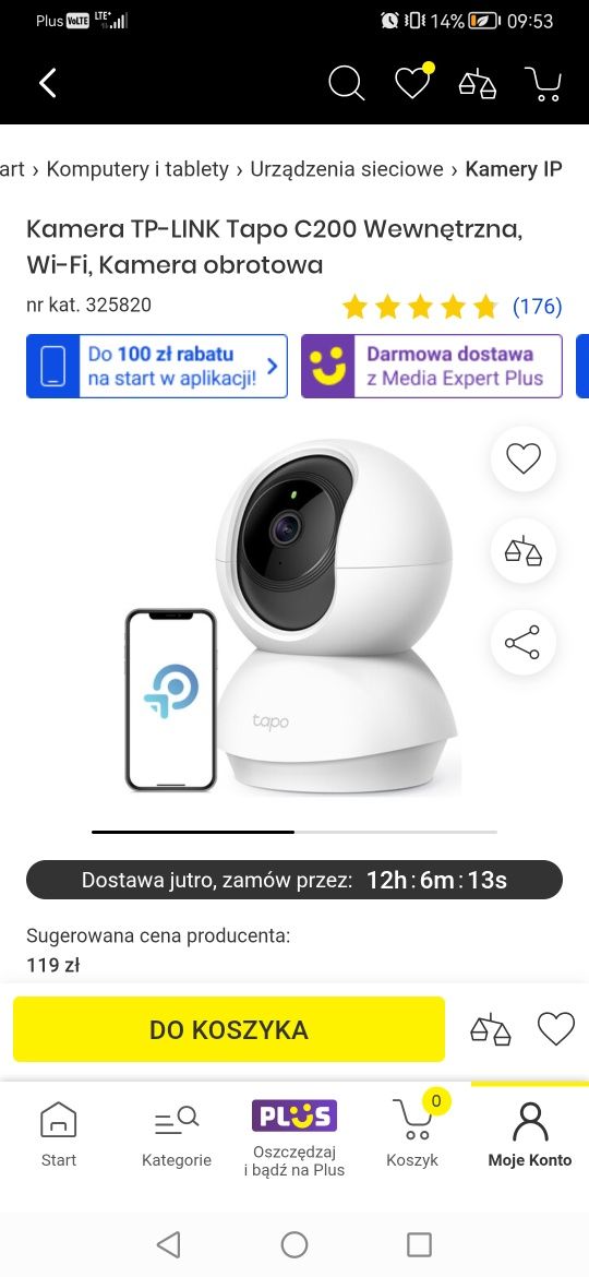 Kamera wewnętrzna TP-Link Tapo C200