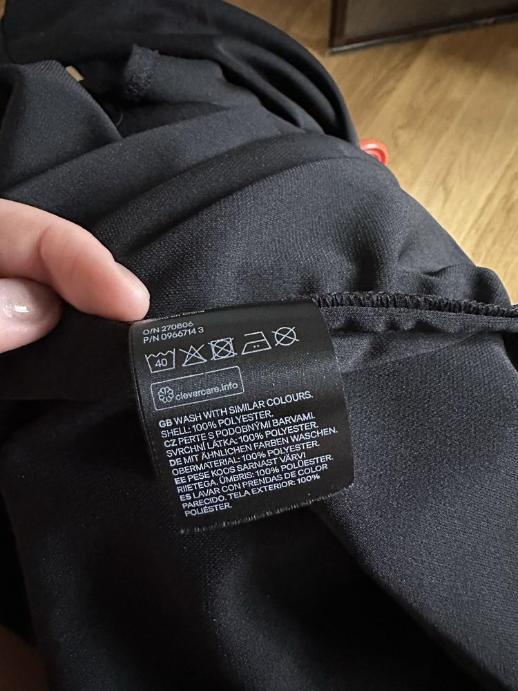 Czarna sukienka midi H&M mała czarna