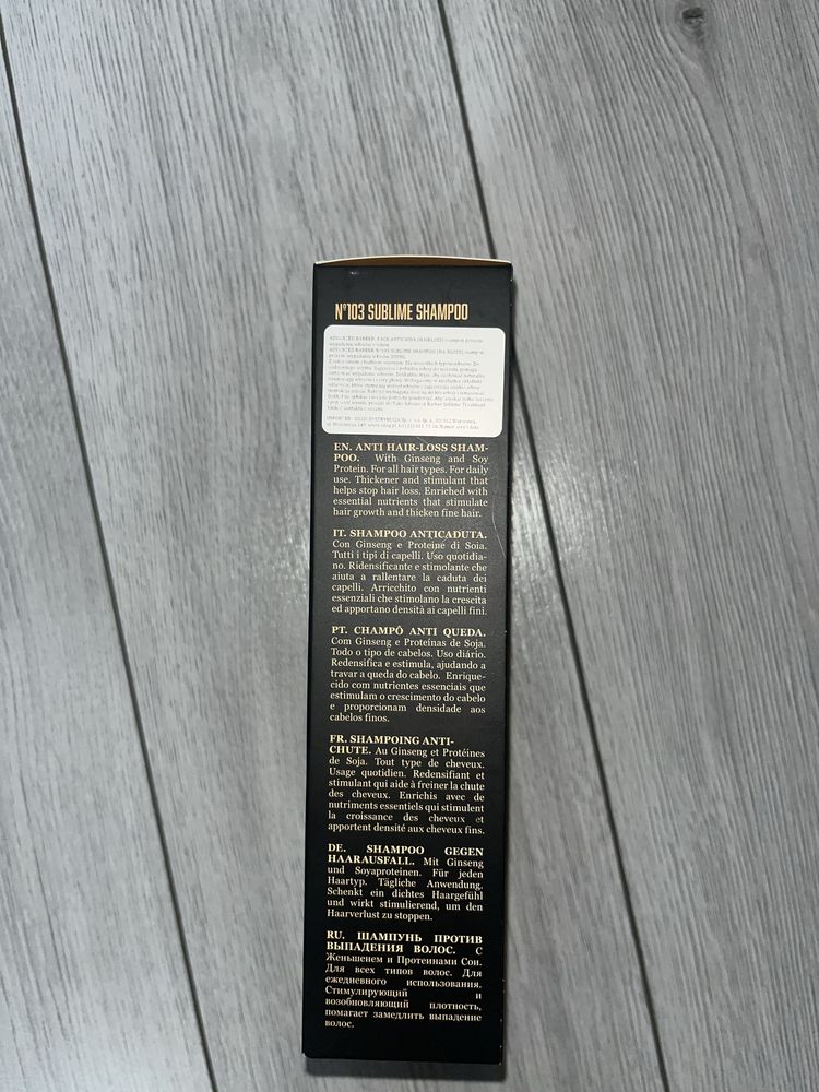 Zestaw Tahe advanced barber shampoo+lotion