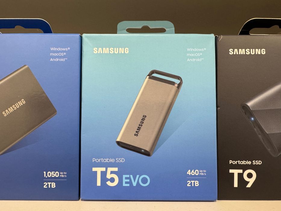 SSD накопичувач Samsung T5 EVO Gray 2 TB MU-PM2T0G Новий Магазин T7 T9