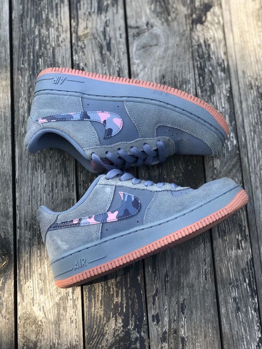 Кроссовки Nike Air Force 1 GS Grey Pink