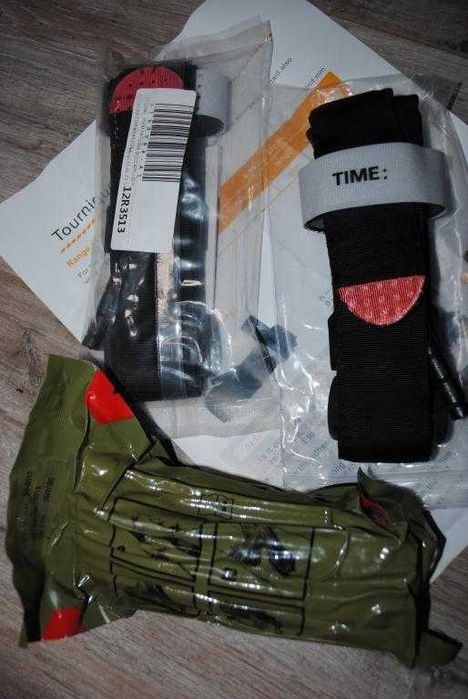 Турнікети 2шт +еластичний бинт NAR Emergency Trauma Dressing (ETD) 6"
