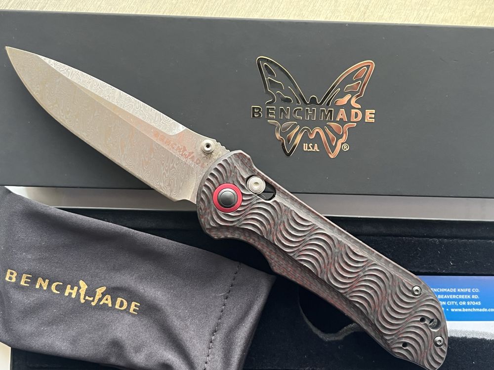 Нож складной Benchmade 908-161 Stryker II  Damascus