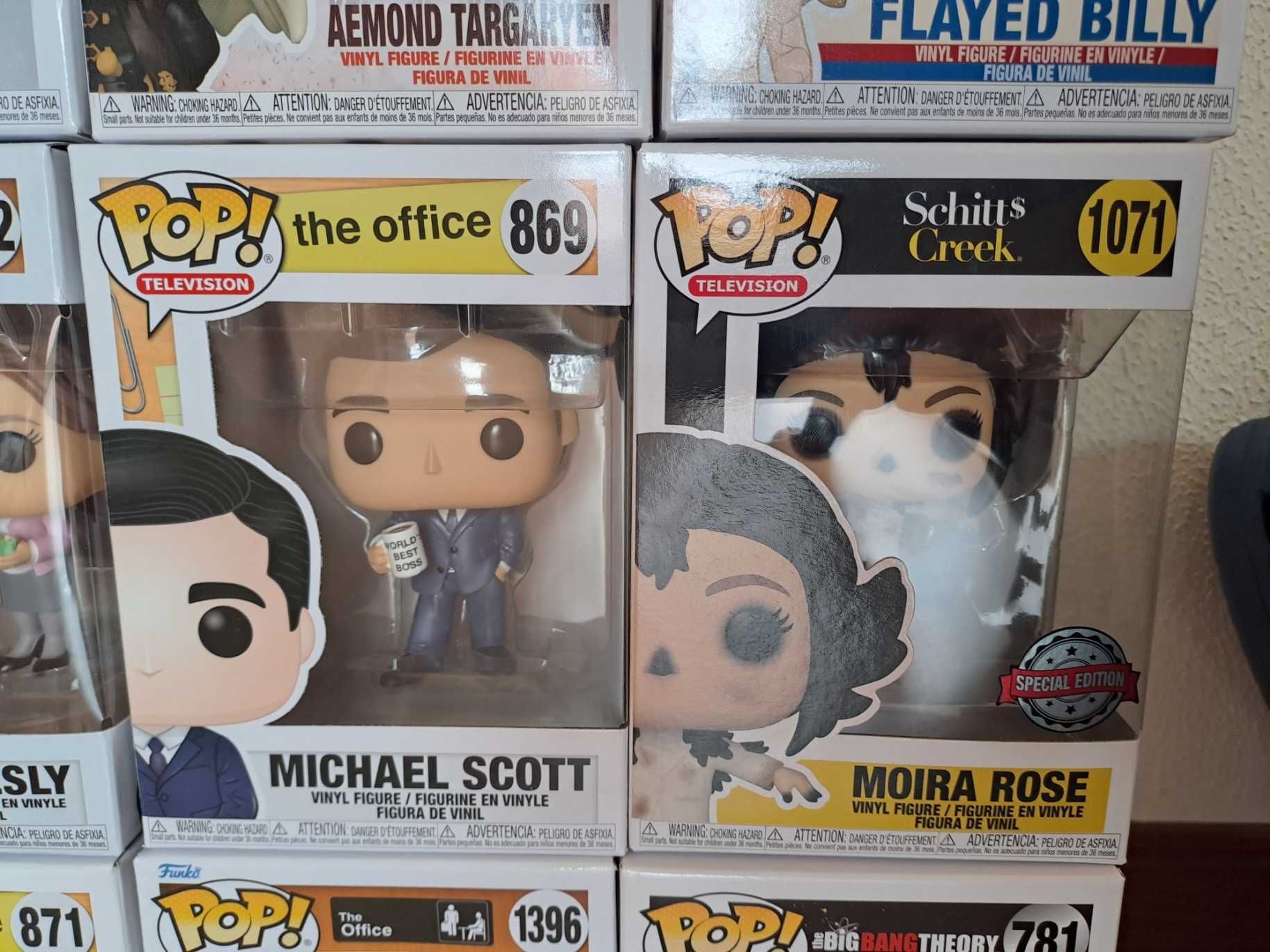 Funko pop The office the Witcher House of the Dragon big bang theory
