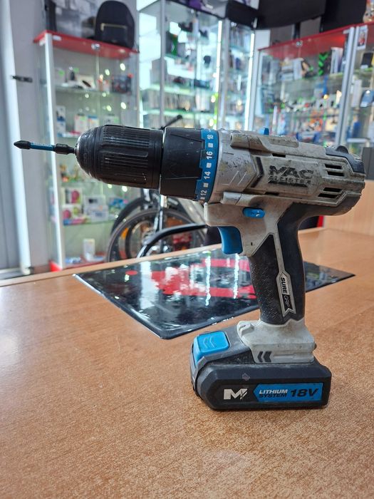 Wkrętarka akumulatorowa Macallister MSCD18-Li-2 + akumulator 1,5Ah