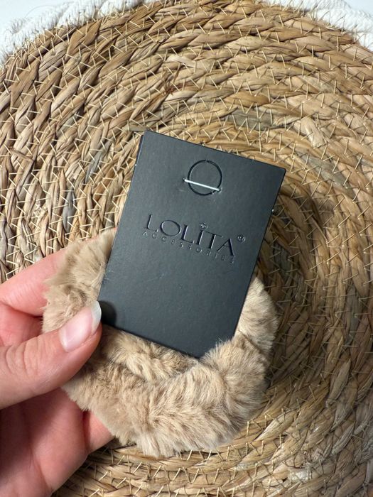 Zestaw 2 futrzanych gumek do włosów – Lolita Accessories