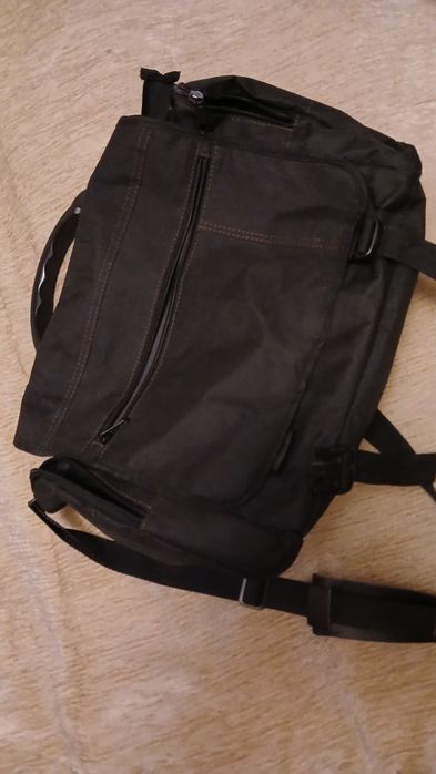 Продається сумка для чоловіків, чорна. Текстиль