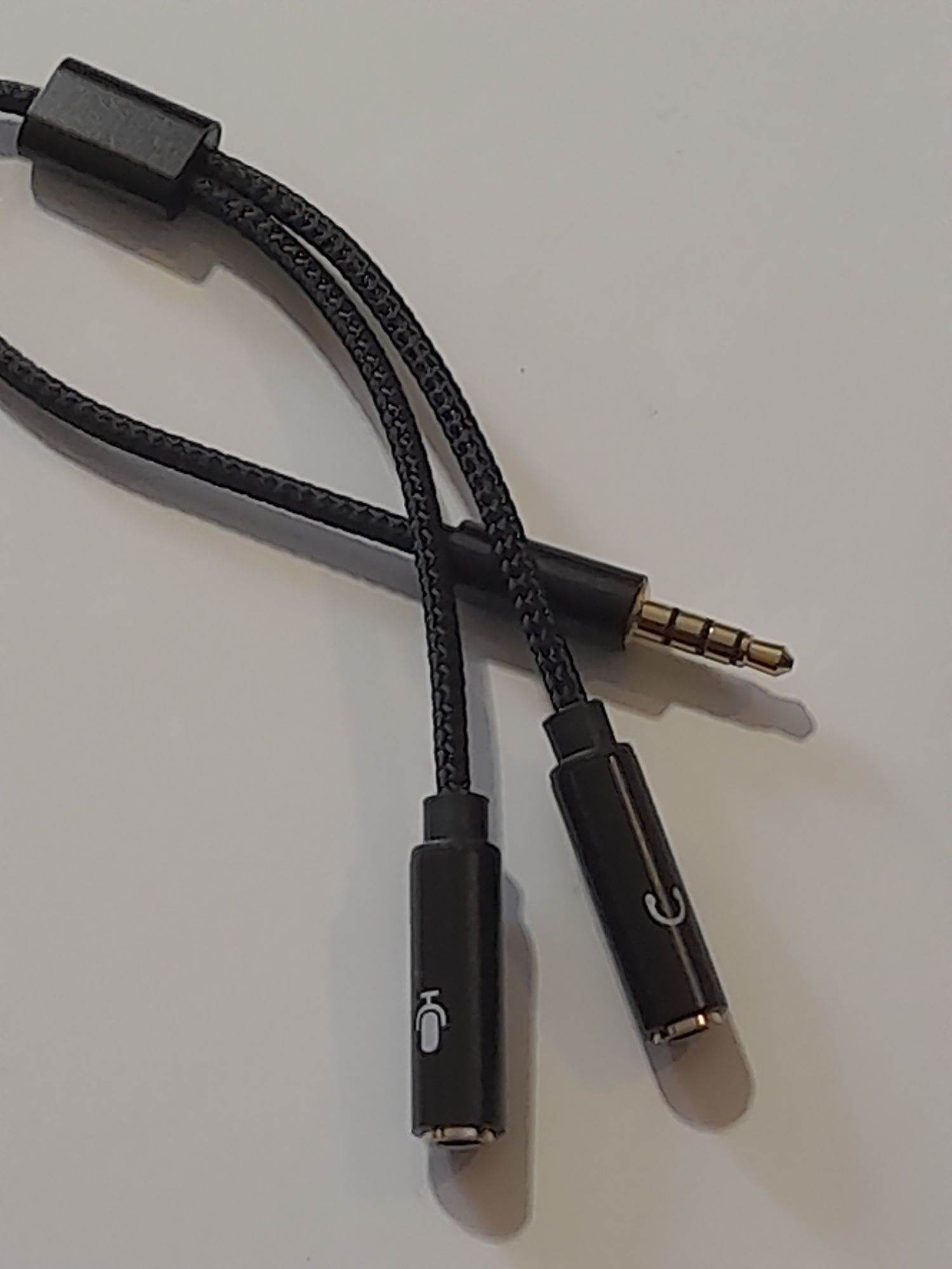 Кабель Разветвитель переходник для наушника и микрофона jack 3.5mm