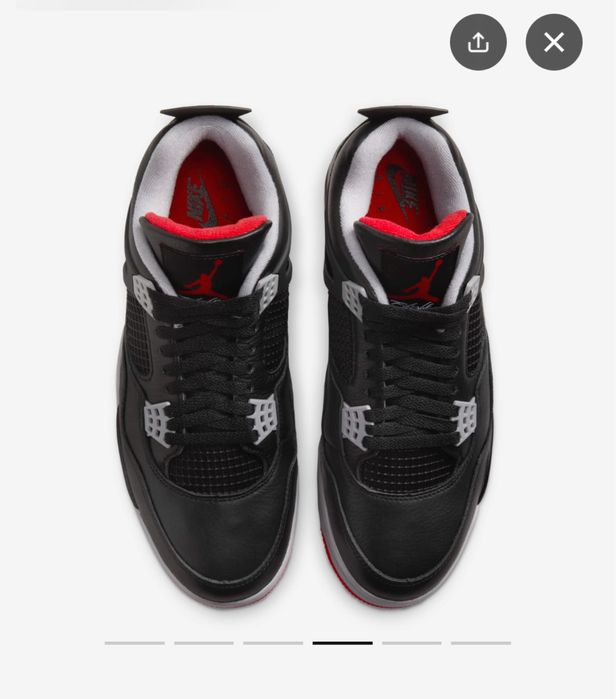 Air Jordan 4 Retro Bred Reimagined 42.5 e 43