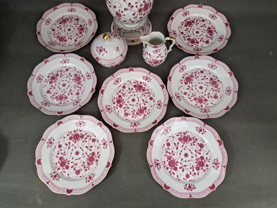 Serwis kawowy porcelanowy na 7 osób, Lindner Marie - Luise