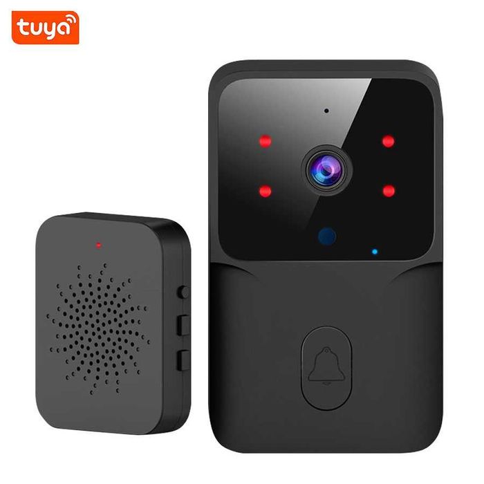 Смарт дверний відеодзвінок Tuya з HD-камерою та датчиком руху. Ціна!