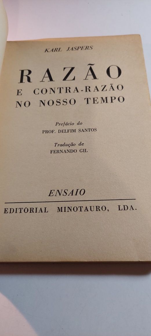 Razão e Contra-Razão no Nosso Tempo - Karl Jaspers