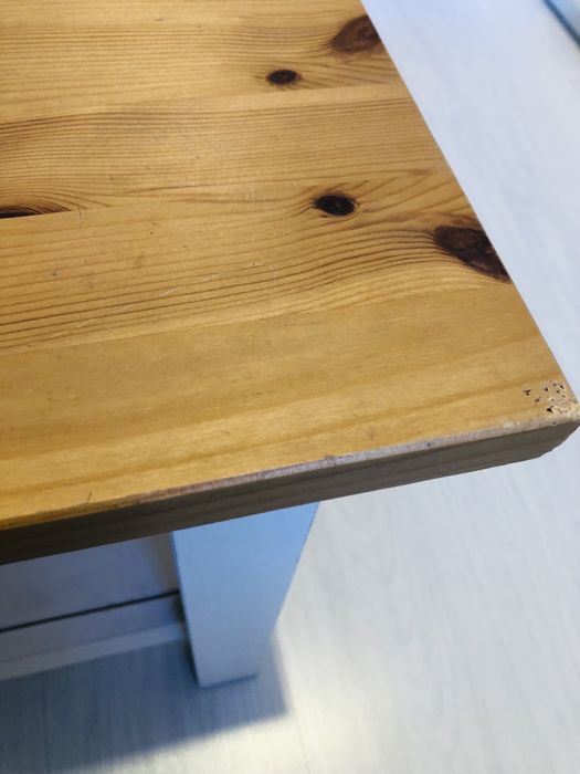 Stolik drewniany Ikea Hemnes 90 x 90 cm