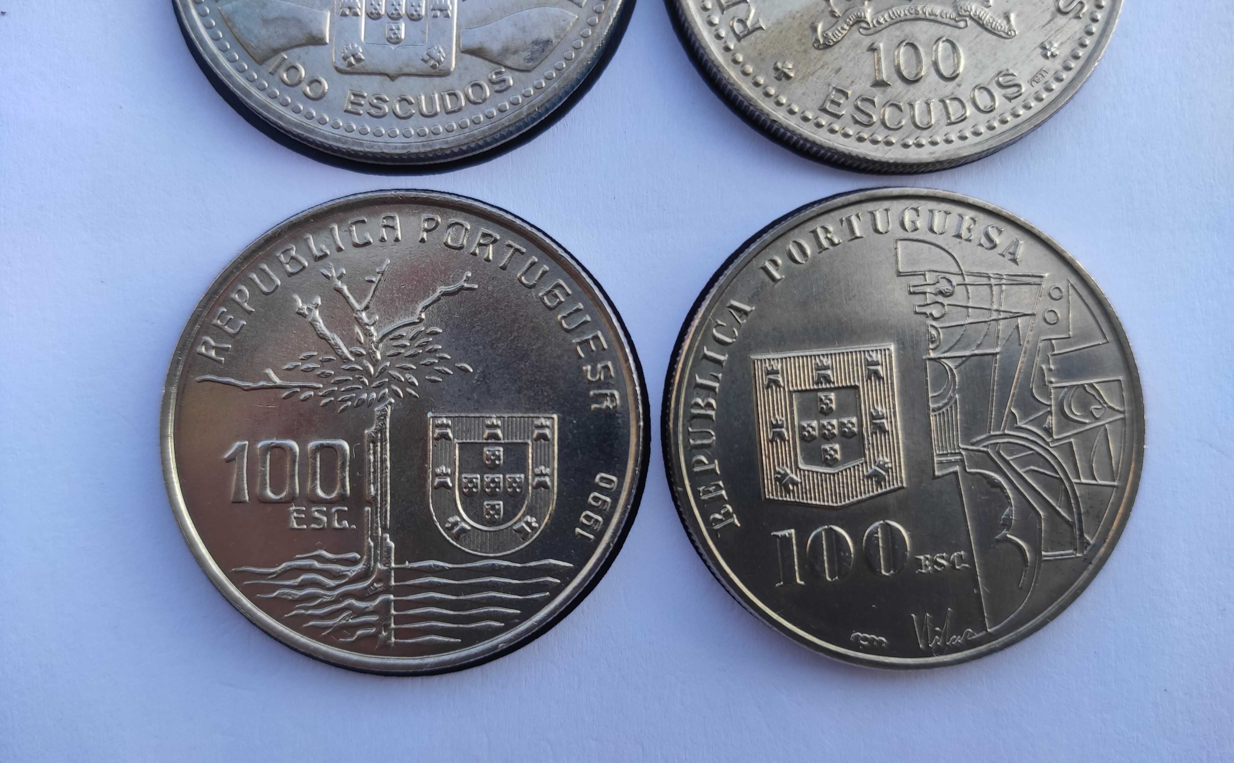 4 moedas de 100 Escudos – Várias (nº6)