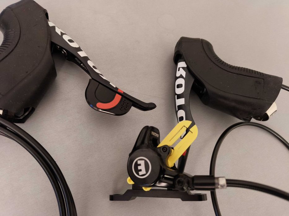 Klamkomanetki Rotor 1x13, hamulce hydrauliczne Magura - NOWE