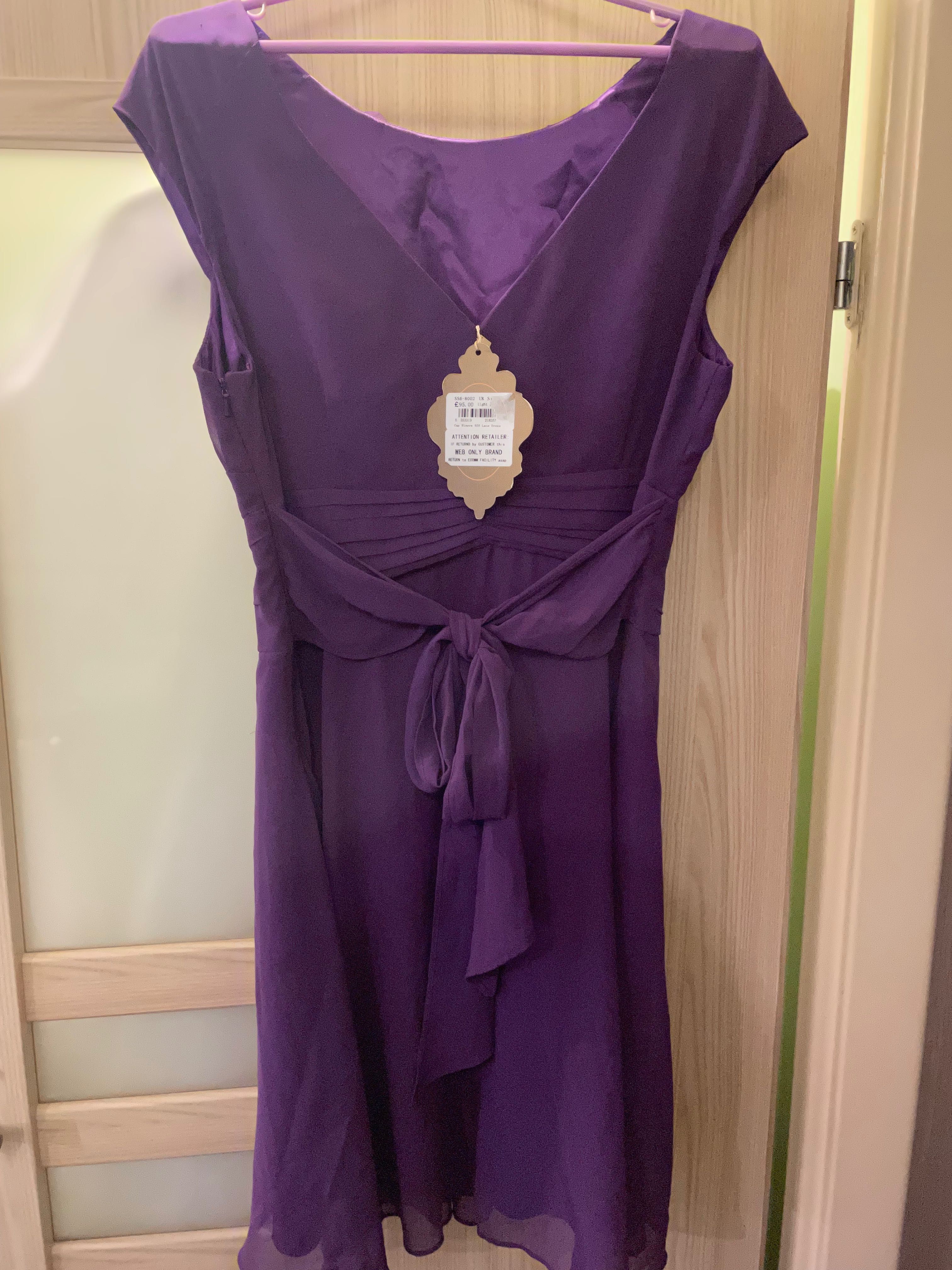 Sukienka fioletowa rozm. 12(40)