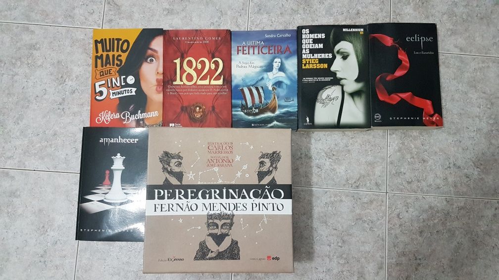 Lotes de livros diversos