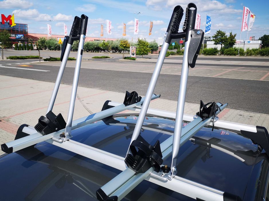 Bagażnik dachowy na 2 rowery do VW Passat B7. Gotowy zestaw do podróży