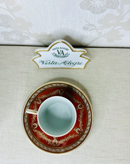 Chávena de Café Liras Pintada a mão Vista Alegre