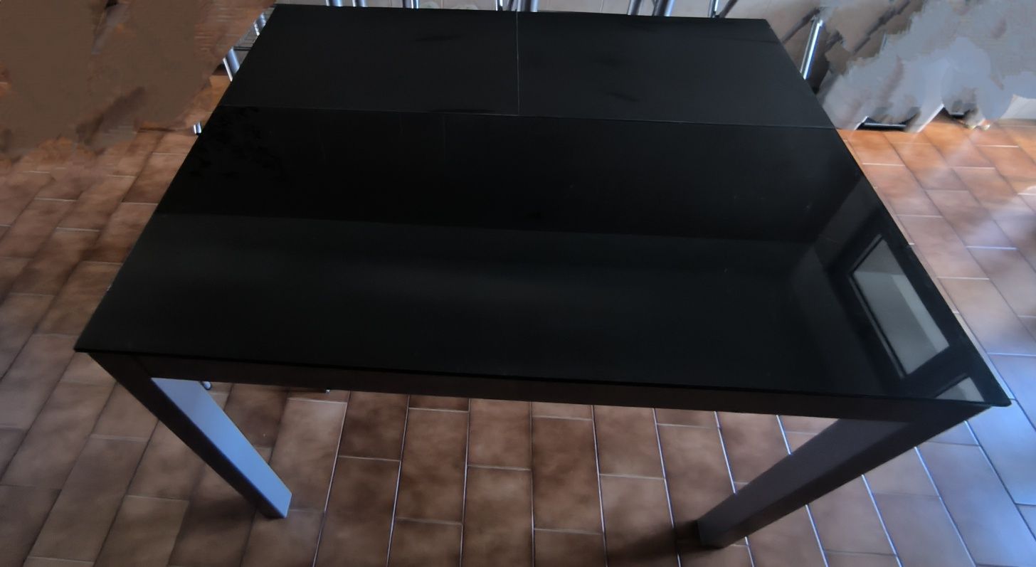 Mesa cozinha preta