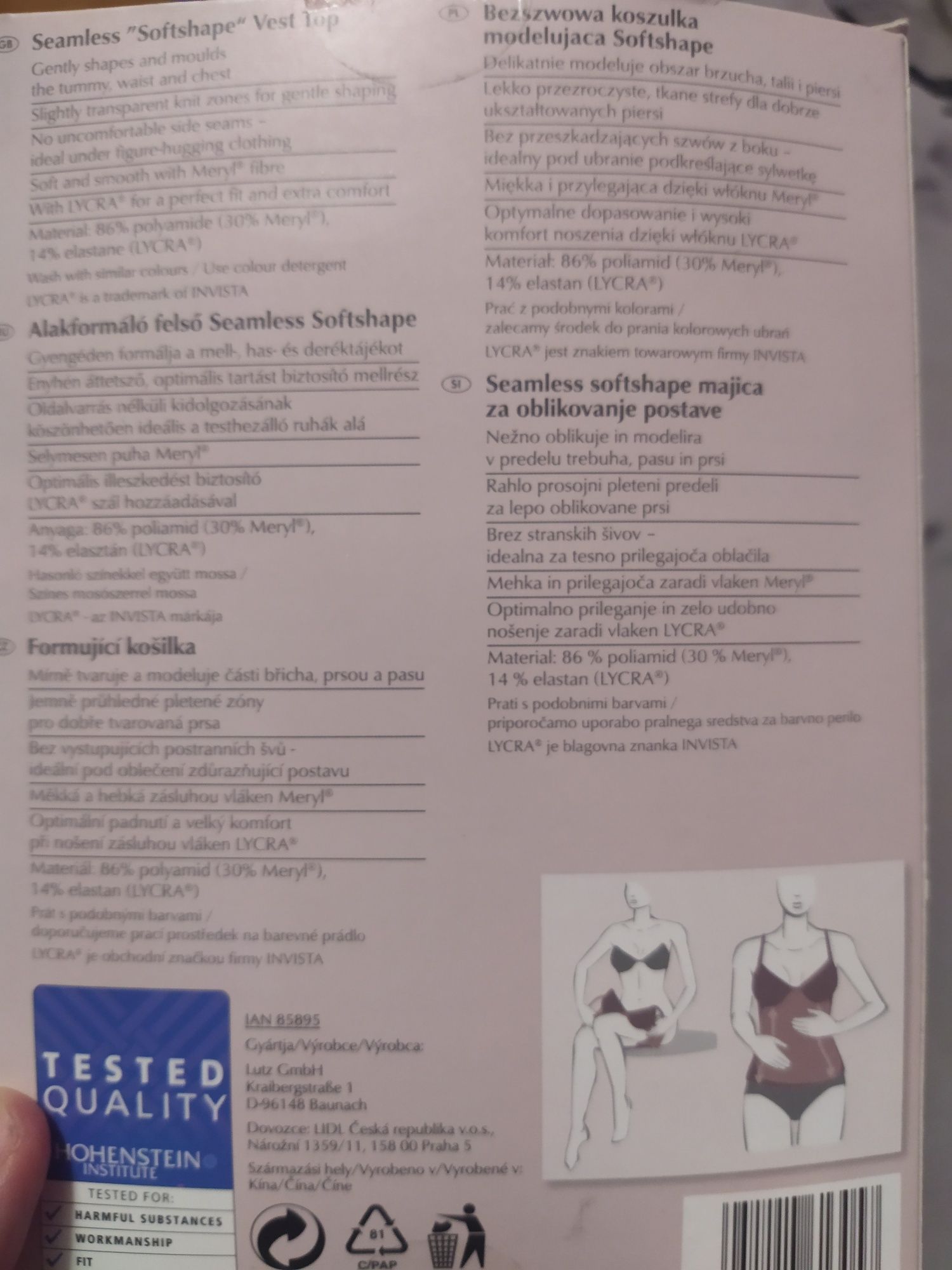 Nowa Bielizna modelująca z metkami- bezszwowa koszulka modelujaca  Sof