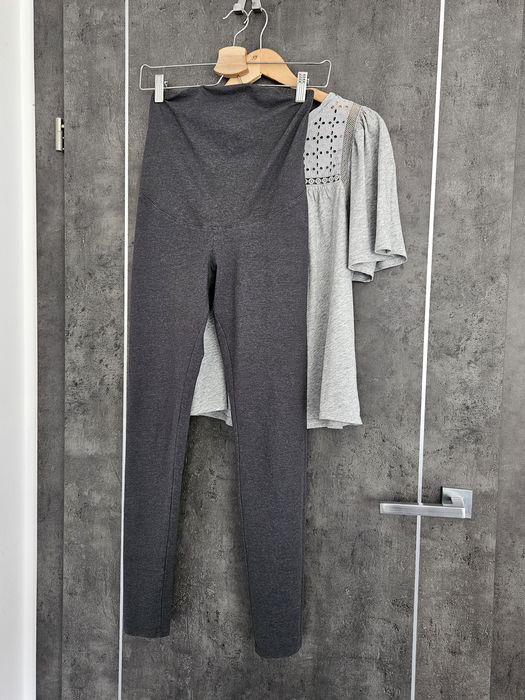 Ciążowy zestaw legginsy bluzka H&M GAP