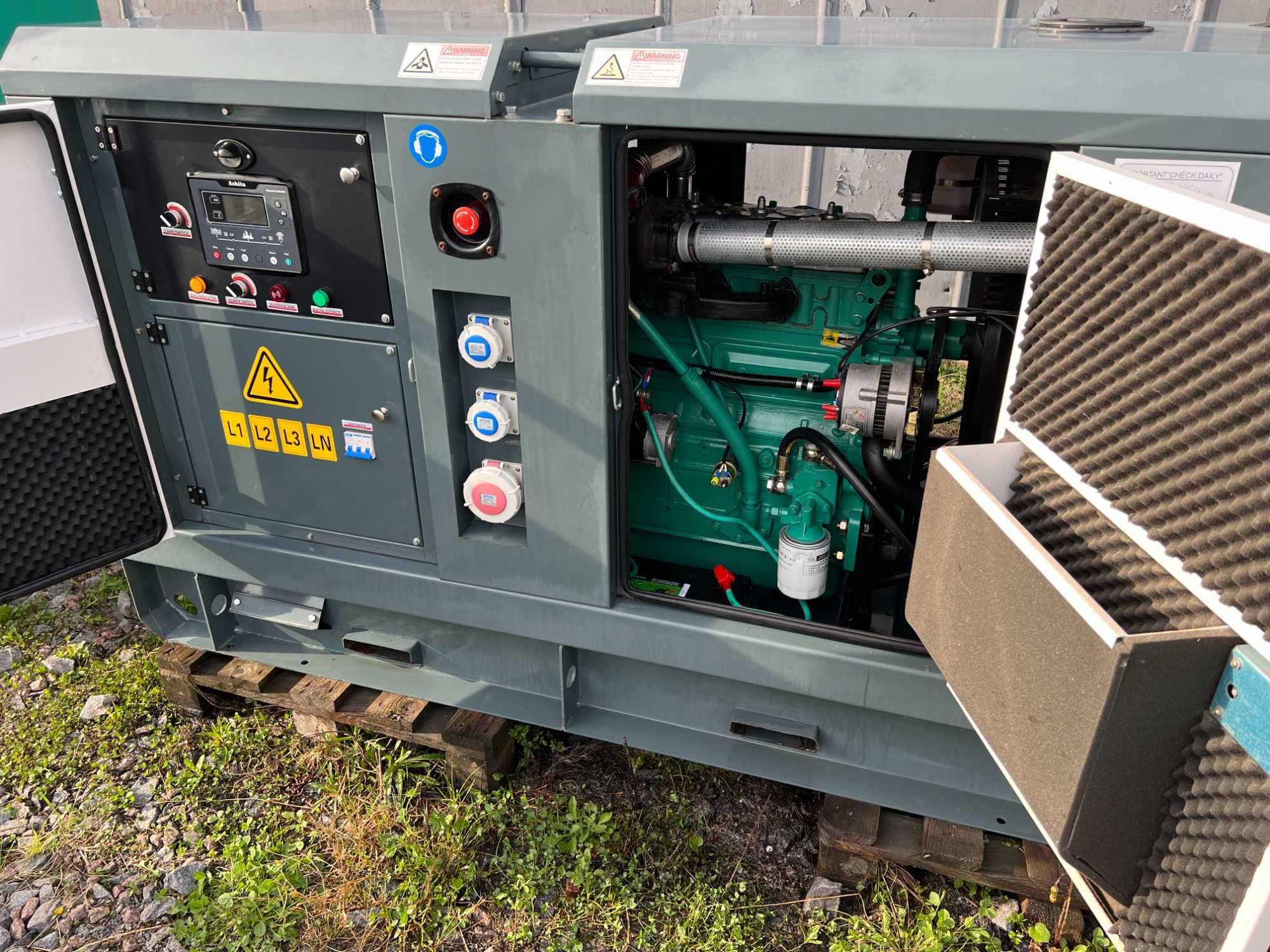 Генератор дизельний 70 KVA Японія ASHITA
