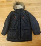 Kurtka zimowa h&m 134 granatowa