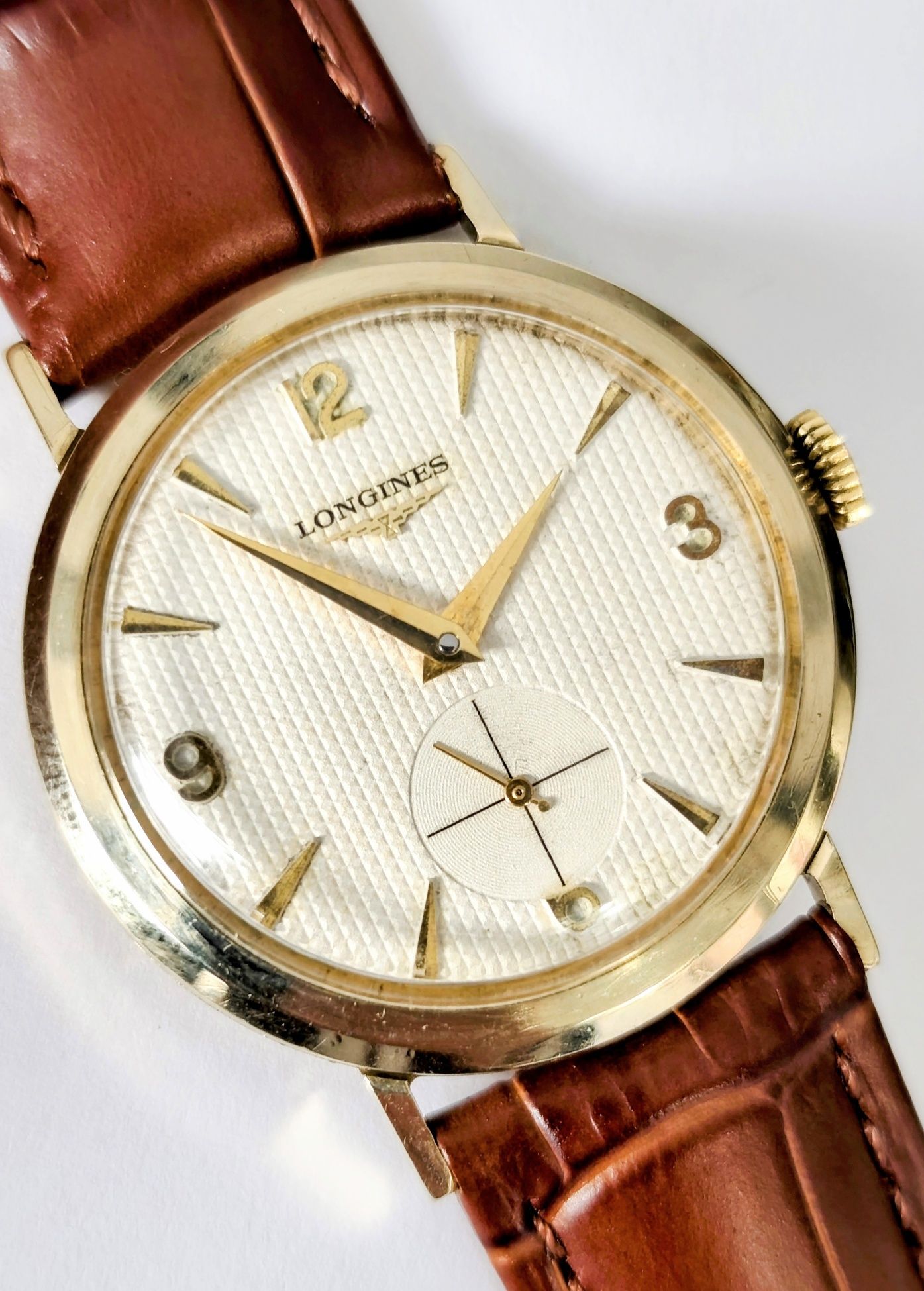 Oryginalny szwajcarski zegarek Longines z 1957