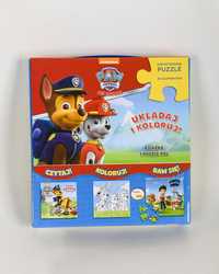 puzzle psi patrol teczka nickelodeon, 36 elementów, dwustronne