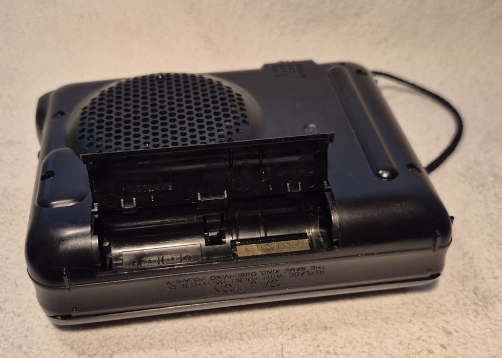 Walkman dyktafon Panasonic RQ-L309 na kasety - funkcja nagrywania