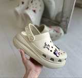 Крокси на високій платформі crocs crush w6 w7 w8 w9