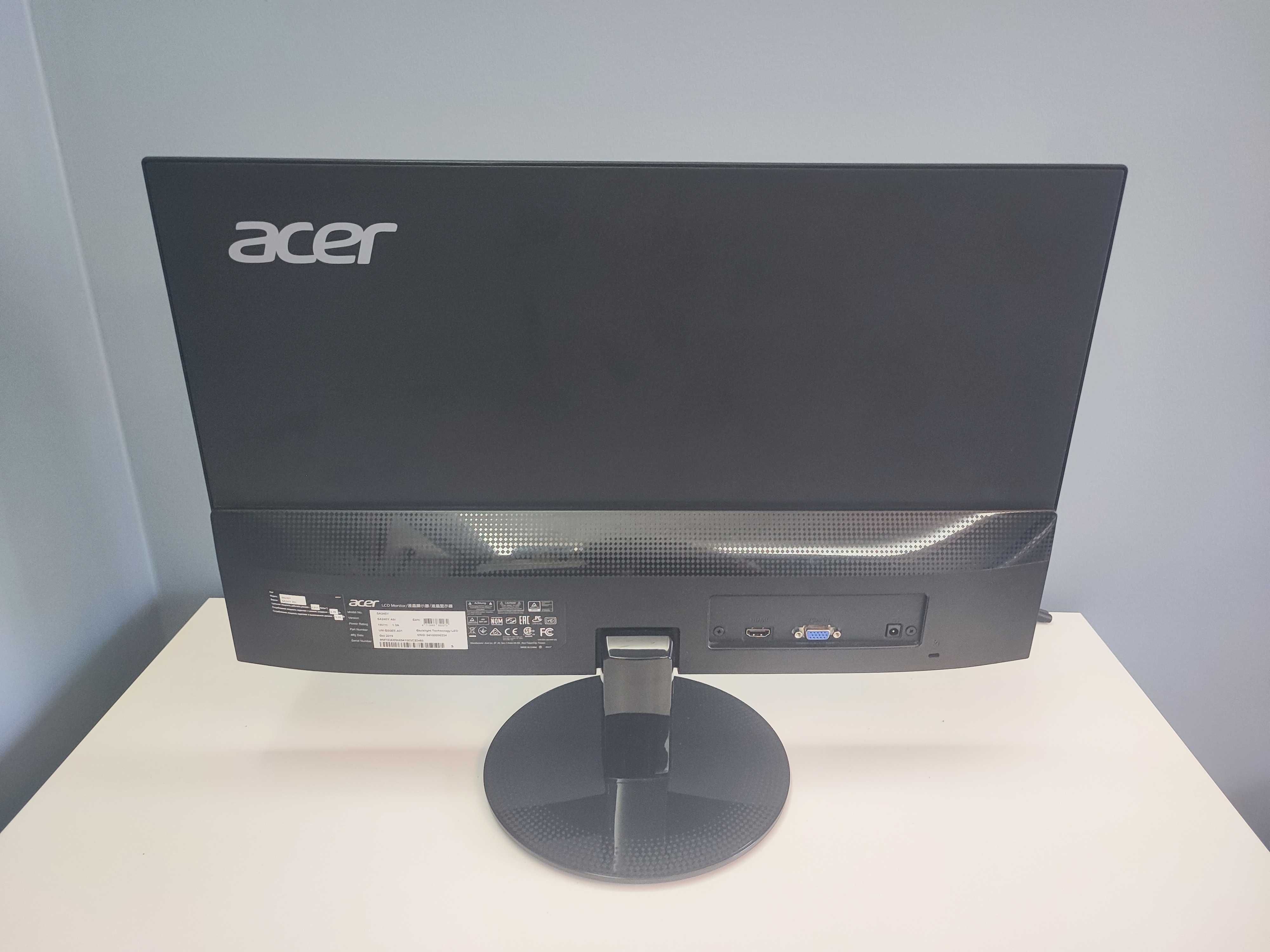 Monitor ACER 23,8" LED IPS FullHD HDMI ZeroFrame jak nowy!