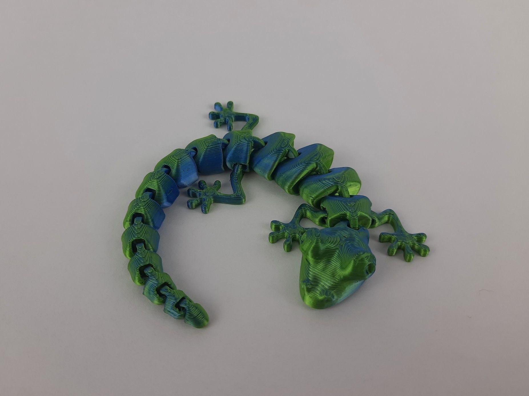 Hit! Jaszczurka ruchoma wydruk3D zabawka antystresowa fidget toy