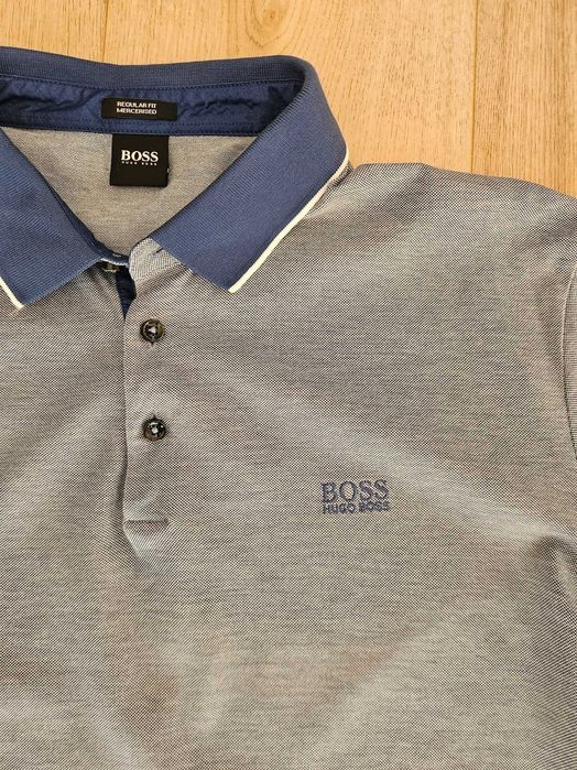 HUGO BOSS koszulka polo XL bawełna merceryzowana