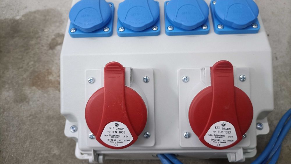 skrzynka elektryczna typ Ros11/x-23 A, IP 54 230/400 V 50Hz