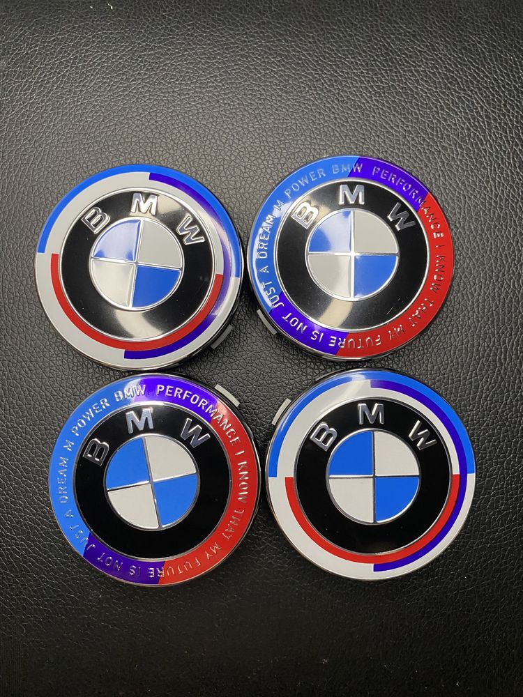 Эксклюзивные колпачки в диски BMW 56/68мм, так же эмблемы